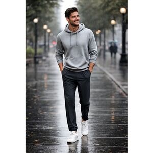 Outdoor Voices Mens Black Athletic Jogger Pants‎ Size L